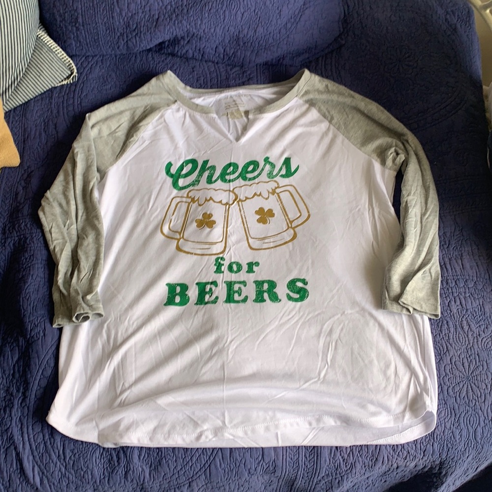 Size XXL Target St. Patrick’s Day 3/4 sleeve shirt